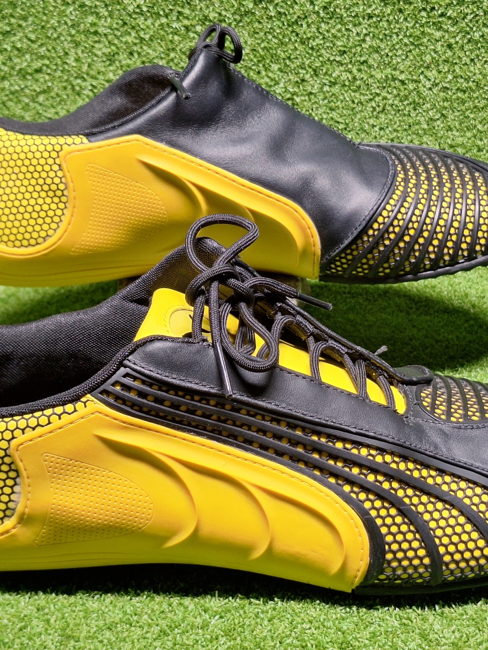 RARE! Puma Ferrari Driving Shoe Siluro SF Yellow & Black - Men's Size 10.5 - Picture 14 of 14